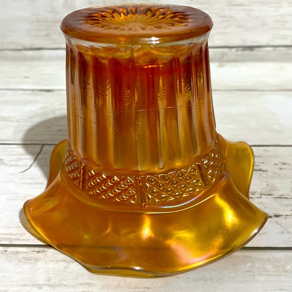 Vintage Northwood Marigold Hat Carnival Glass - Picture 7 of 9